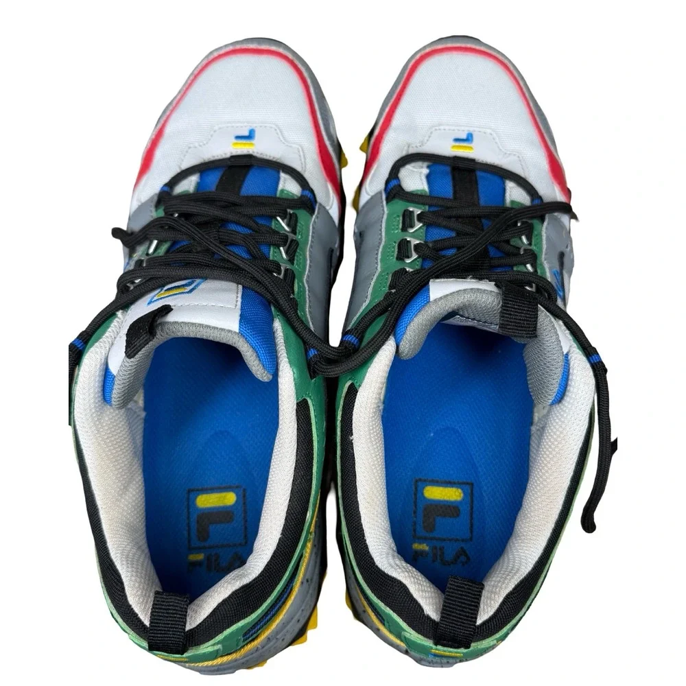 Fila Oakmont TR Mens Sneakers Multi Color Trail Shoes 1JM01565-051 Size 10.5
